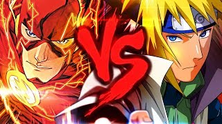 Flash VS Minato  Duelo de Titãs [upl. by Linus392]