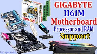 GIGABYTE H61M Motherboard Processor amp RAM Support  Gigabyte  RAM  By Tanvir Computer amp Scientists [upl. by O'Conner230]