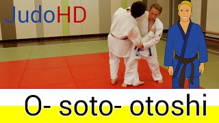 Weiß Gelb O soto otoshi Judo [upl. by Dittman]