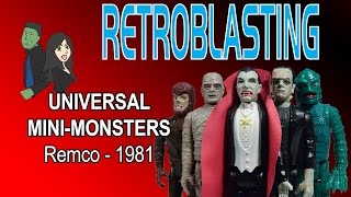 Remco MiniMonsters 1981 Universal Vintage Action Figures Review [upl. by Adrianna]