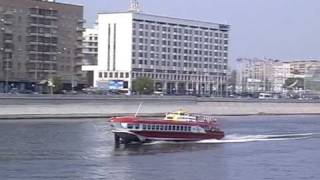 Timelapse Moscow River hydrofoil boat trip Москварека теплоход Ракета246 [upl. by Eural]