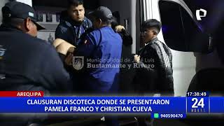 Pamela Franco y Christian Cueva realizaron su primer concierto pareja se presentó en Arequipa [upl. by Innig]