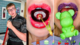 🌈 ASMR Satisfying Eating 🍭POV LUKE DAVIDSON  POVs Tiktok Compilations 2023 part20 [upl. by Crescin]