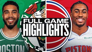 CELTICS at PISTONS  FULL GAME HIGHLIGHTS  October 26 2024 [upl. by Dolph]