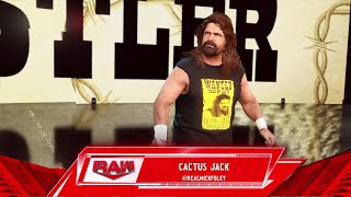 Cactus Jack Entrance  WWE 2K24 [upl. by Yzzo]