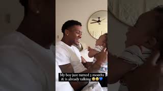 RISS AND QUAN BABY SHINE CALLS QUAN DADDY [upl. by Yrocej]