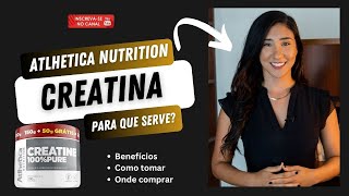 Creatina Atlhetica Nutrition para que serve [upl. by Nnylodnewg463]