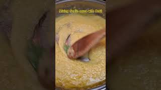 Mixing Garlic sauce with Basil garlic garlicsauce basil shortsfeed shorts [upl. by Nnyloj]