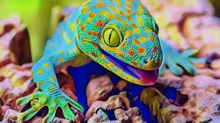 Suara Tokek Seram Syahdu Untuk didengare  Picture And Sound Of Tokay Gecko [upl. by Dina]