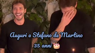 compleanno Stefano de Martino❤️ AUGURI ❤️🎂 [upl. by Nivlac]