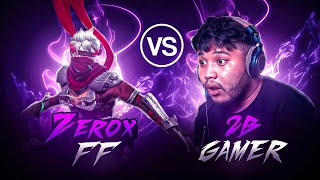 Zerox FF📲 Vs 2BGamer5 🖥️  Fight of Nepali Legends🇳🇵 [upl. by Attenyt273]