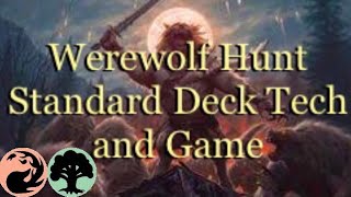 Werewolf Hunt Standard Deck Tech amp Game MTG Arena [upl. by Dolhenty879]