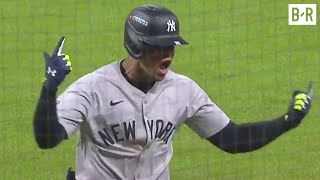 Juan Soto 3Run Home Run Sends Yankees to the World Series  2024 MLB Postseason [upl. by Ariaes]