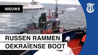 Rusland kaapt Oekraïense marineschepen [upl. by Charita]