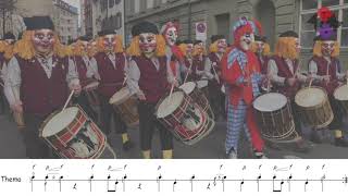 Swiss Drum Group Chriesibueb Pfeifer Retraite by Fritz Berger Fasnacht 2019 [upl. by Anned]