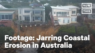 Shocking Coastal Erosion in Wamberal Australia  NowThis [upl. by Baer425]