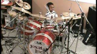 System of a Down  Toxicity Drum Cover 5 Year Old Drummer Jonah Rocks [upl. by Jelene265]