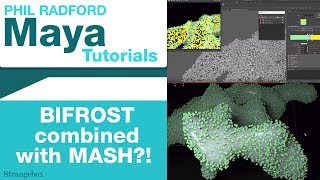 Maya MASH combined with BIFROST tutorial 2018 [upl. by Korry]