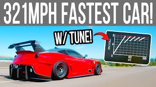 Forza Horizon 4  321MPH FASTEST CAR with TUNE [upl. by Harve]