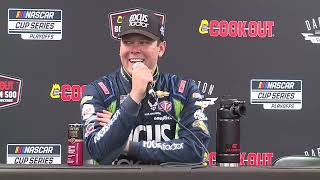 ERIK JONES WINS SOUTHERN 500  HIS POST RACE INTERVIEW [upl. by Navert900]