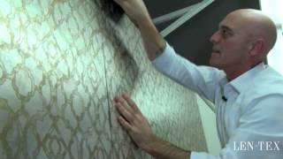 Hanging Mylar Wallcovering [upl. by Omolhs]