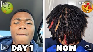 My Dreadlock Journey I 1 Year and 3 months Transformation CRAZY GROWTH [upl. by Gould]