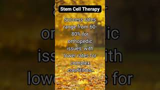 What is the success rate of stem cell therapy for specific conditions [upl. by Apps]