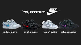 RTFKT x Nike Dunks Final Supply [upl. by Fisa]