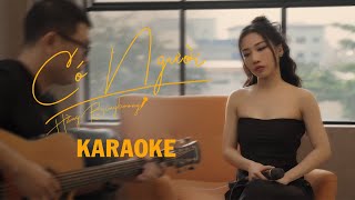 CÓ NGƯỜI  HẰNG BINGBOONG  OFFICIAL KARAOKE  ACOUSTIC [upl. by Dominic249]