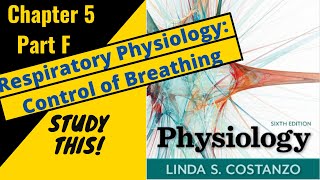 Costanzo Physiology Chapter 5F Respiratory Physiology Control of Breathing  Study This [upl. by Bekah]