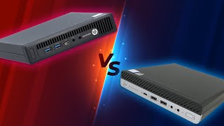 HP EliteDesk 800 G2 vs G5 Mini PC Comparativa ✅ Infocomputer [upl. by Anilesor]