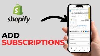 how to add the subscription on your shopify store ShopifyTips EcommerceGrowth SubscriptionModel [upl. by Anaela837]