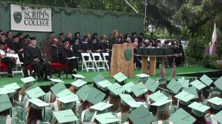 Scripps College 2009 Commencement Gabrielle Giffords 93 [upl. by Diao596]