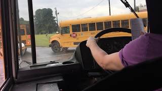 1998 Freightliner FS65 School Bus Ride in Durham NC Bus 405 [upl. by Nrevel48]