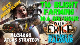 PoE 325 Even alchampgo can provide 10 divhour So why are you still poor Blight Farming [upl. by Oleic]