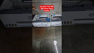 Hp Smart Tank 580 585 Printer Wash service and repairing printer error Problem Red light blinking [upl. by Odlonra]