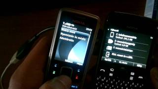 Nokia E6 USB OTG  Nokia 6300 [upl. by Zacks440]