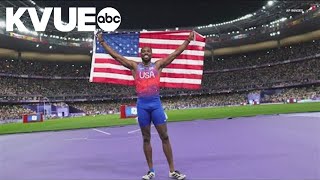 American runner Noah Lyles wins 100meter dash becomes worlds fastest man  Paris Olympics [upl. by Halla997]