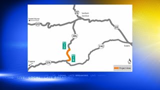 ODOT to repave section of Highway 126 [upl. by Goldman]