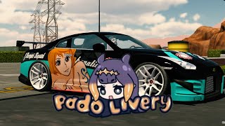 Itasha Livery Nami  Car parking multiplayer [upl. by Kcirdnekal437]