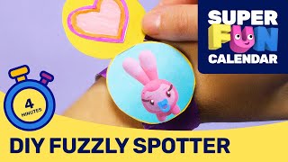 Super Fun Calendar  DIY Crafting Abby’s Fuzzly Spotter  PAW Patrol Official amp Friends [upl. by Thoer]