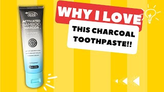 Review of Activated Charcoal Toothpaste for Whitening Teeth [upl. by Ahsemrak193]