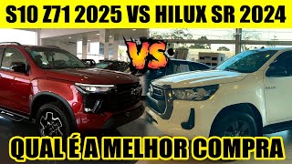 CHEVROLET S10 Z71 2025 VS TOYOTA HILUX SR 2024 QUAL É A MELHOR [upl. by Lammond387]