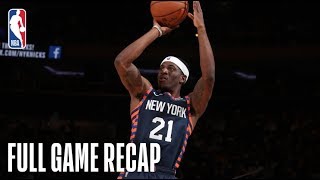 SPURS vs KNICKS  Damyean Dotson Knocks Down CareerHigh 8 Threes  February 24 2019 [upl. by Akemaj]