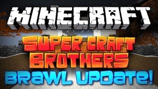 Minecraft NEW Super Craft Bros Brawl DWELLER CLASS  12 NEW MAPS [upl. by Crocker]