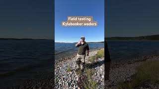 Field testing Kylebooker waders flyfishingaddict flyfishinggear waders [upl. by Wons]