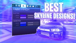 The 10 Best Nissan Skyline Designs Of All Time Rocket League Car Designs [upl. by Dolorita312]