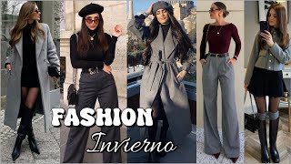 COLORES QUE SERÁN TENDENCIA EN INVIERNO  Outfits DE MODA MUJER 2025  Outfits de Invierno 2025 [upl. by Atikir710]