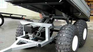 Marlon 1600 Aluminum Electric Dumping ATV Trailer [upl. by Carlyn367]