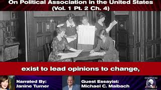 Michael C Maibach  On Political Association in the United States Vol 1 Pt 2 Ch4  Essay 24 [upl. by Recha]